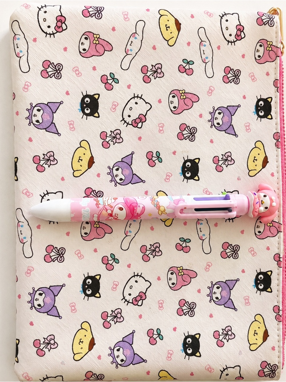 🎀 Sanrio-Style Pouch / Pencil Case